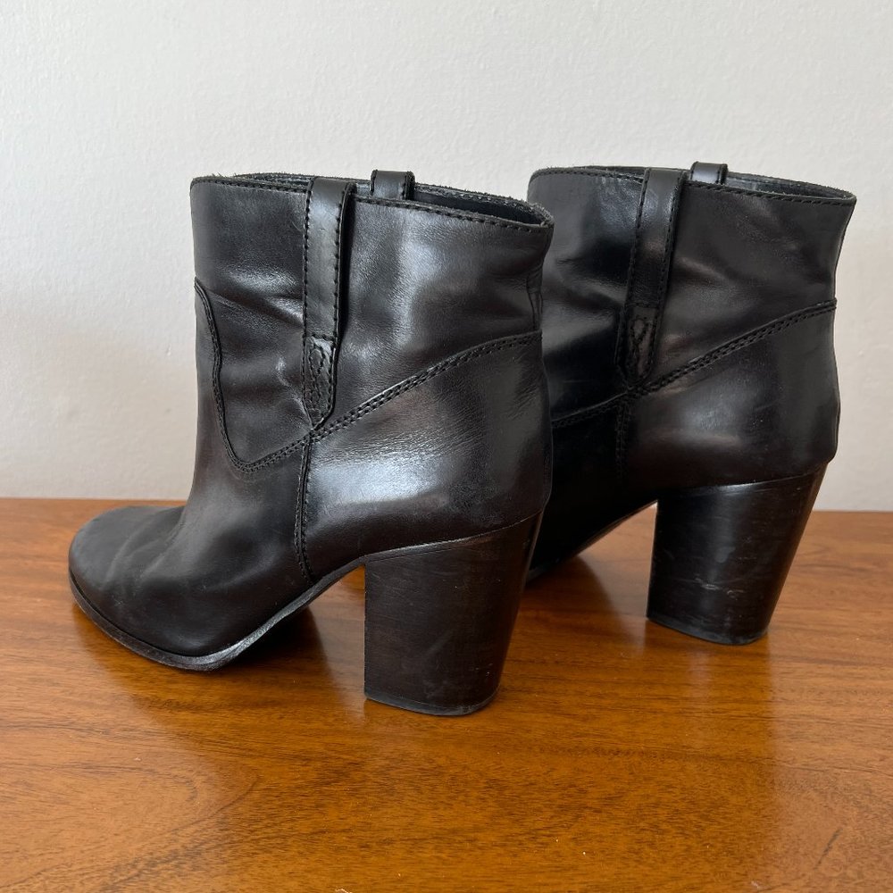 Frye Myra Leather Bootie Women sz 8.5 Black